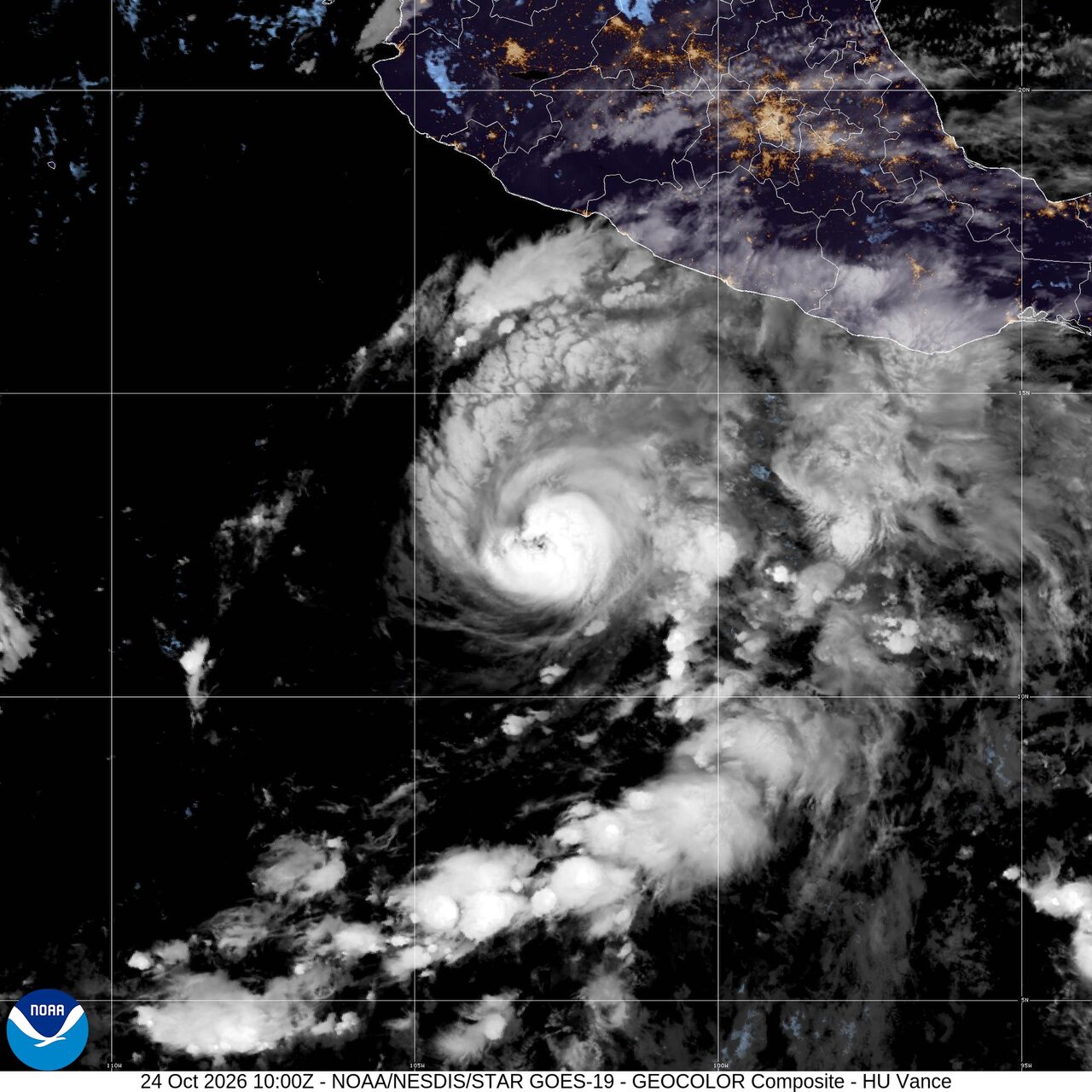 Hurricane Vance offshore Mexico; Storm Boelo hits UK: Weather briefing for October 24, 2026